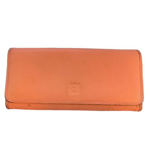 Loewe Anagram Long Bifold Leather Wallet - Picture 1 of 8